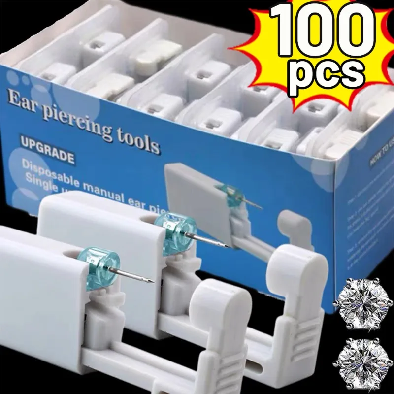 Body Jewelry Kit - Sicherheit Ohr Piercing Gun Kit Frauen