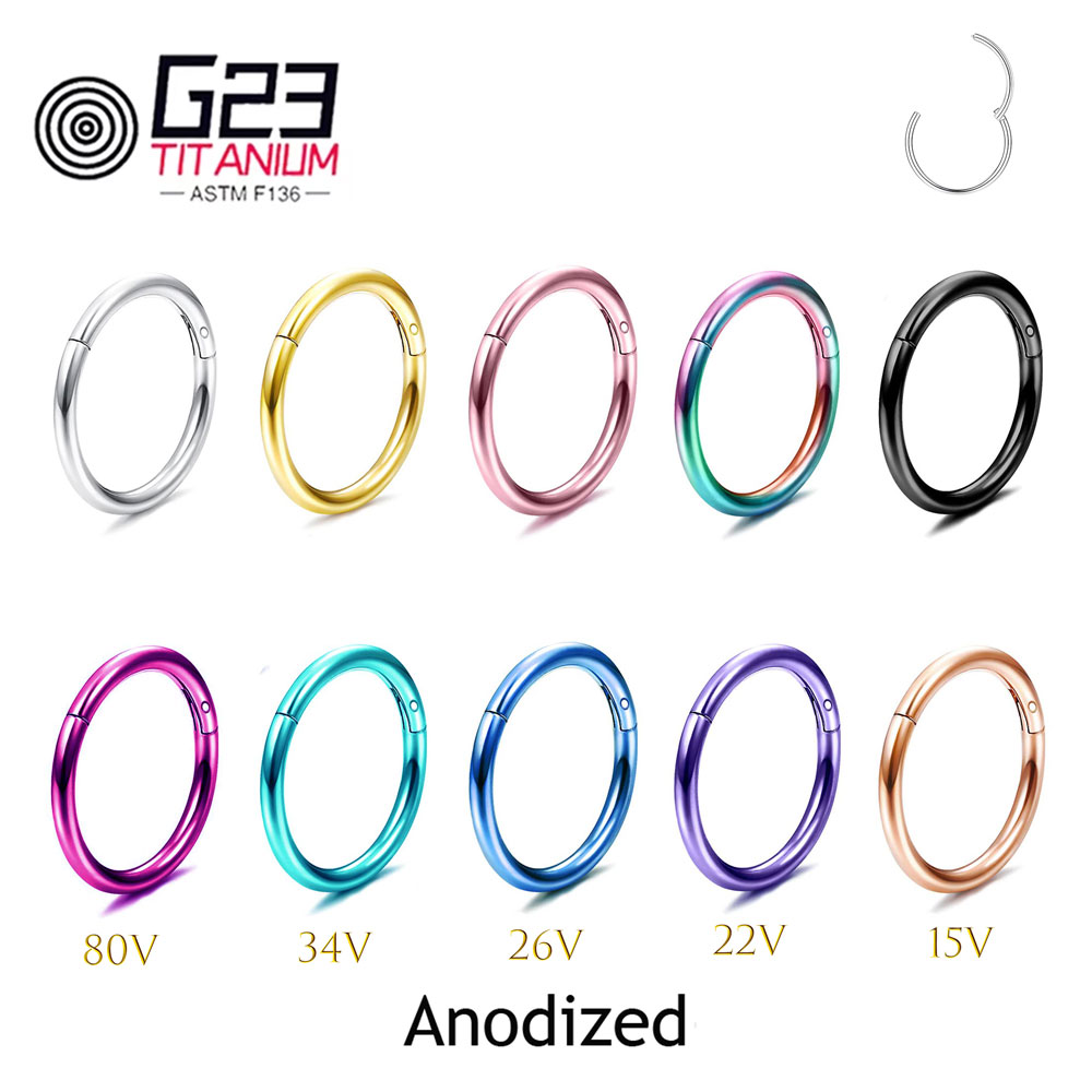 Body Jewelry Implant Grade Titanium - Großhandel G23 Titan Nasenpiercing F136 Implantatqualität