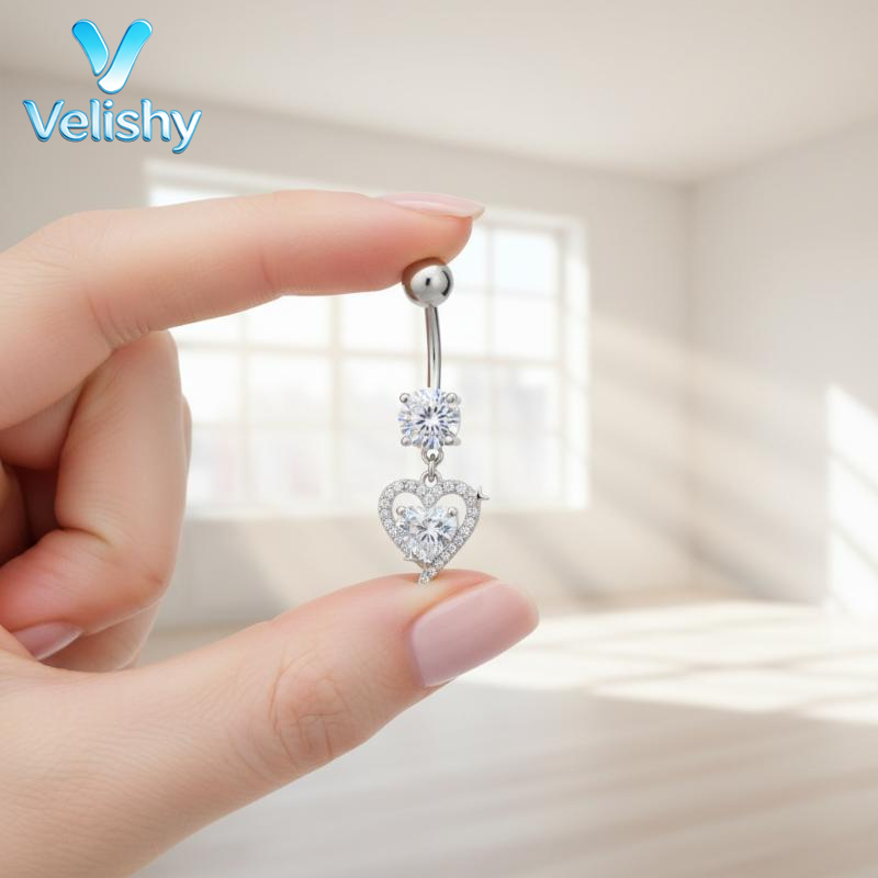 Body Jewelry Barbell - Chirurgischer Stahl Bauchnabelpiercing Nickelfrei Bauchnabel-Stecker Körperschmuck