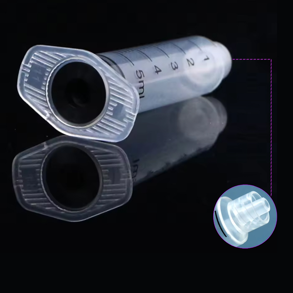 Threadless Push Pin - Spritzen ohne Schubstange, Gewindene Nadelröhrchen für