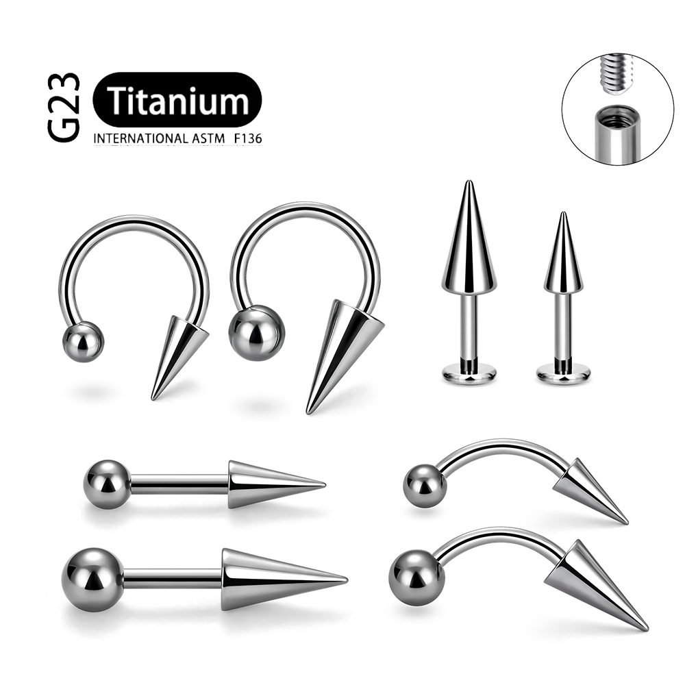 Body Jewelry Implant Grade Titanium - 1 Stücke Implantat Grade F136 Titan