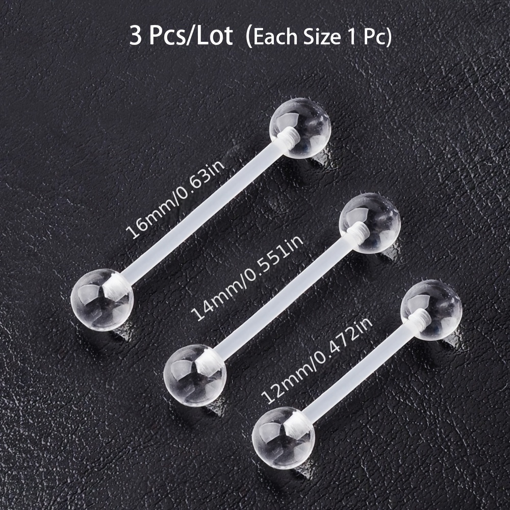 Body Jewelry Store - 3 Stück/Set (jede Größe 1 Stück),