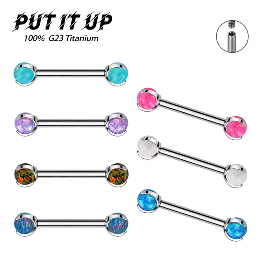 Body Jewelry Quality - F136 Titan Dream Series Opal Ohrbrücke