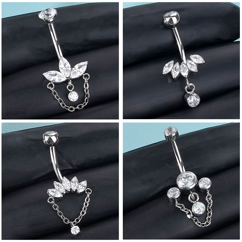 Body Jewelry Changing Kit - 1PC Titan Bauchnabel Ringe Innengewinde Baumeln