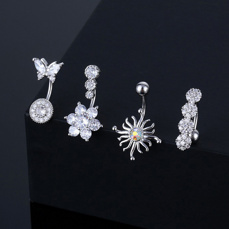 Kristall Bauchnabel Ring Tier  – Body Jewelry Barbell Bewertung und Preis