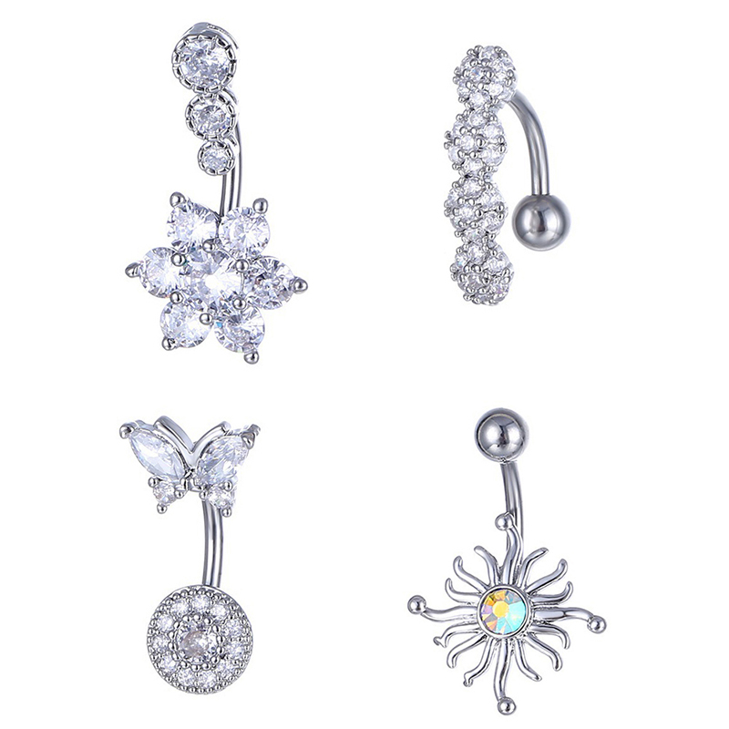 Kristall Bauchnabel Ring Tier  – Body Jewelry Barbell Bewertung und Preis