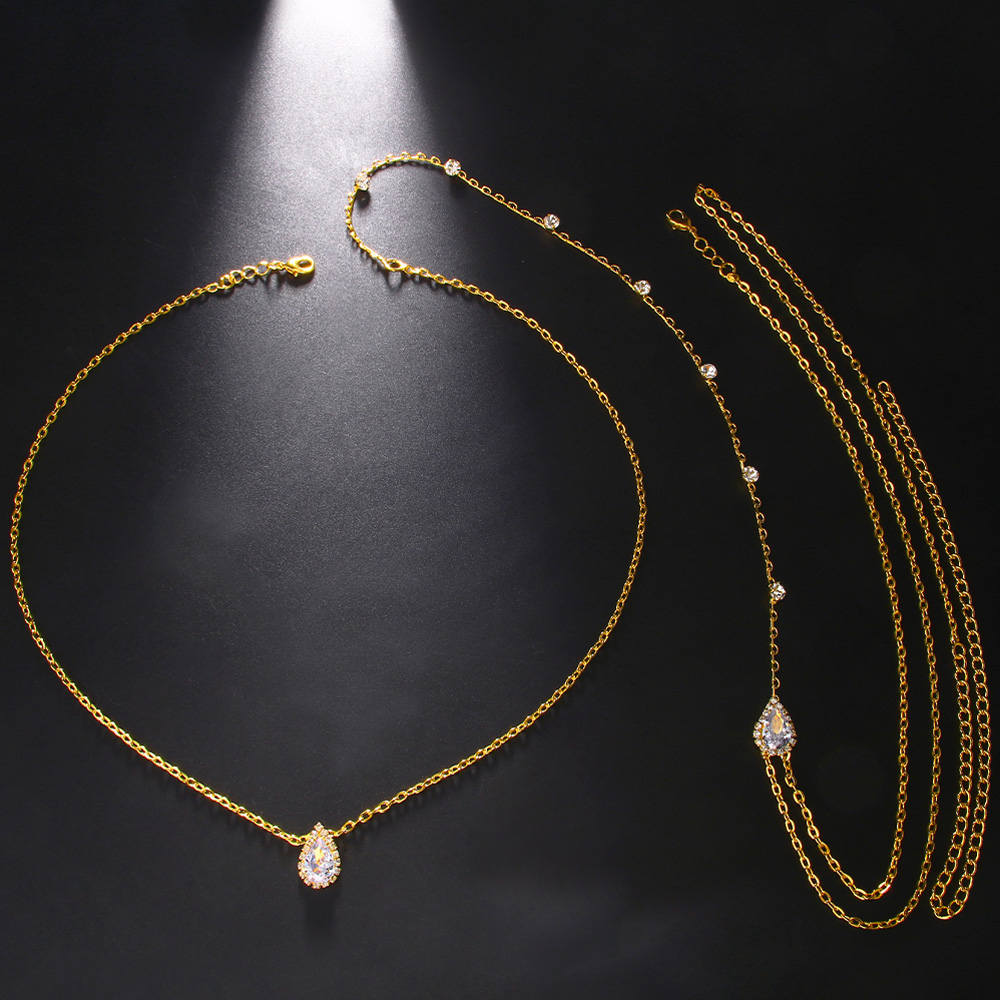 Stonefans Luxus Wassertropfen  – Body Jewelry For Backless Dress Bewertung und Preis