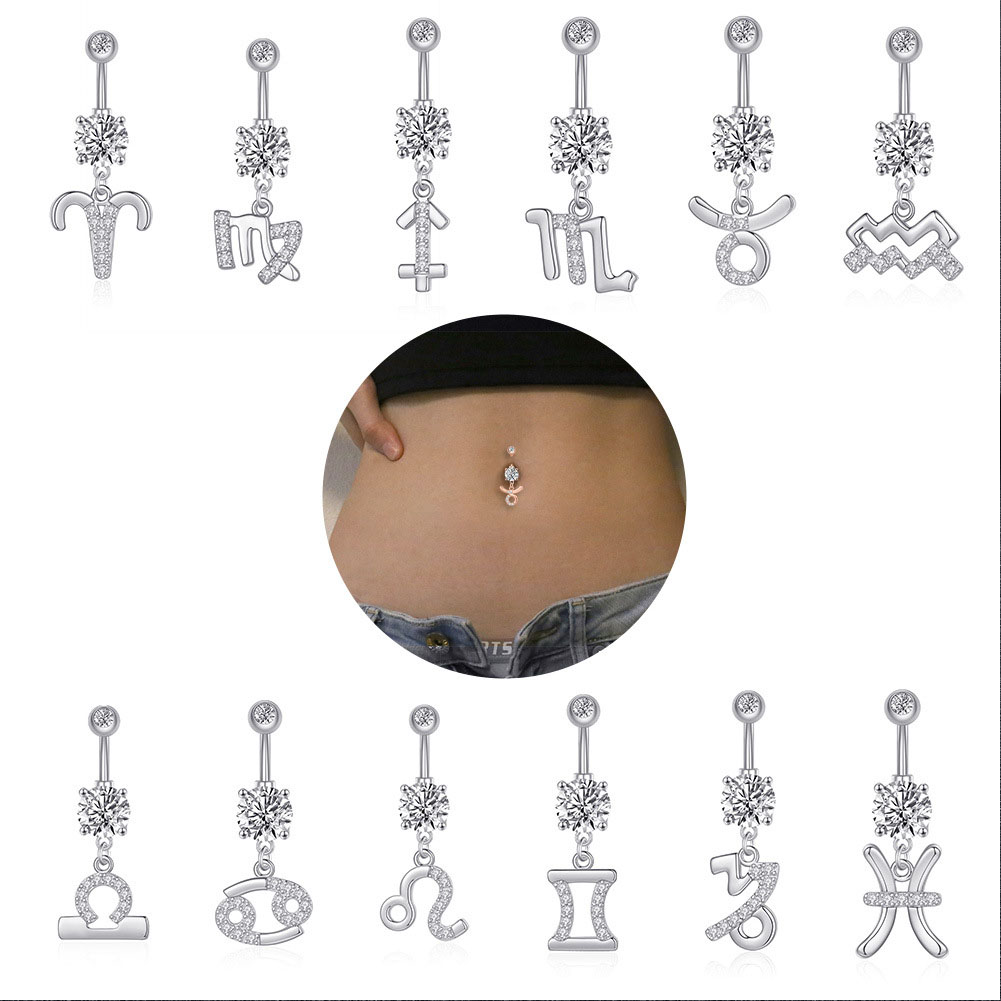 12 konstellation Serie Nabel P – Body Jewelry Barbell Bewertung und Preis