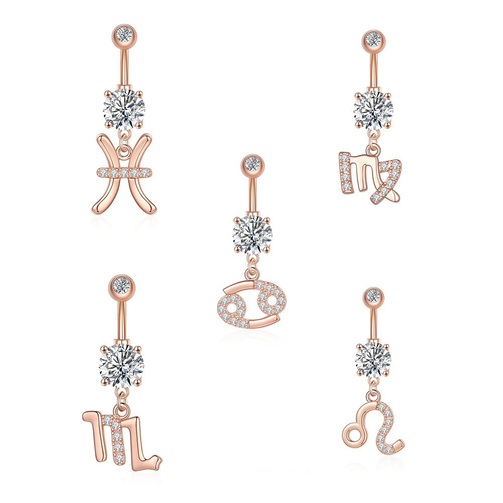 12 konstellation Serie Nabel P – Body Jewelry Barbell Bewertung und Preis