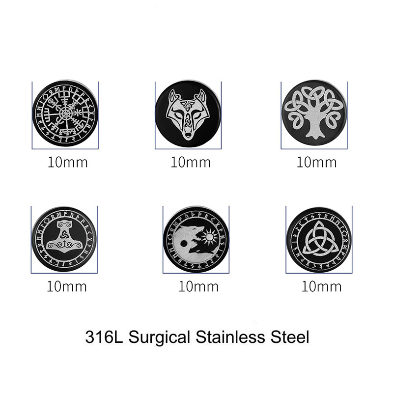 1 Paar Wikinger-Hantel-Ohrstec – Body Jewelry Barbell Bewertung und Preis