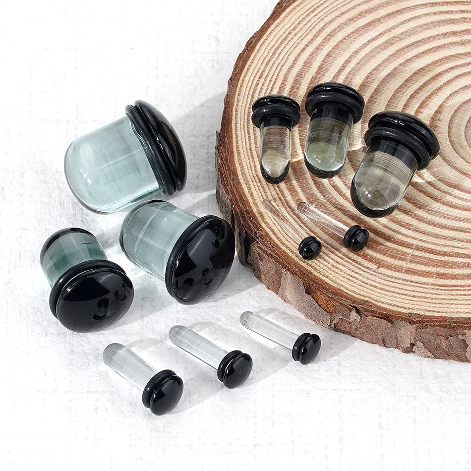 2 Stück Glas-Ohrmessgeräte, De – Body Jewelry Kit Bewertung und Preis