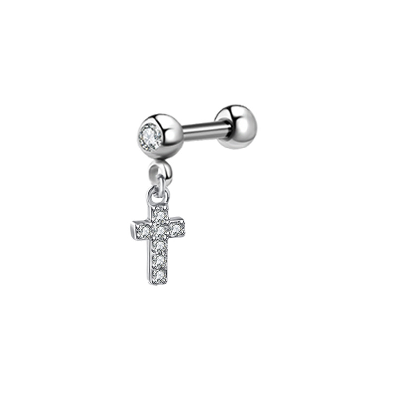 1PCS Mond Ohr Knorpel Stud Ohr – Body Jewelry Barbell Bewertung und Preis