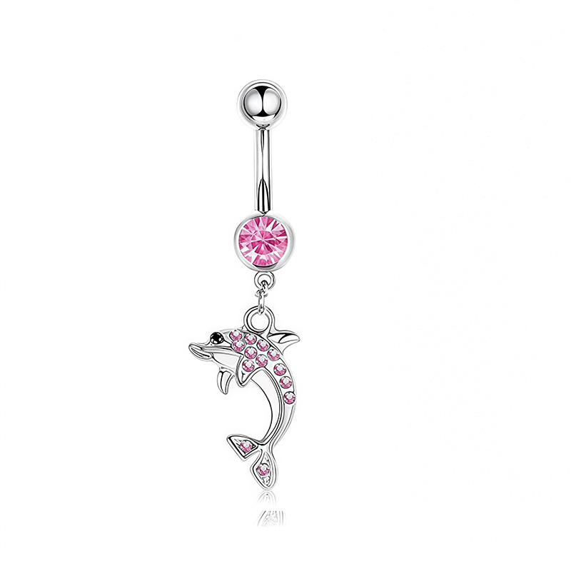 1PCS Rosa Krone Bauchnabel Rin – Body Jewelry Barbell Bewertung und Preis
