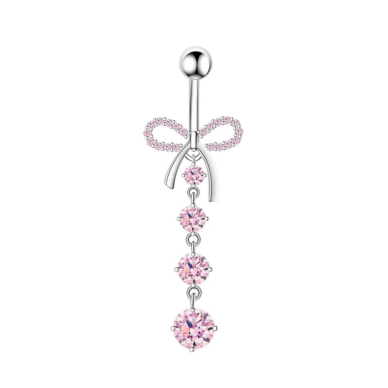 1PCS Rosa Krone Bauchnabel Rin – Body Jewelry Barbell Bewertung und Preis