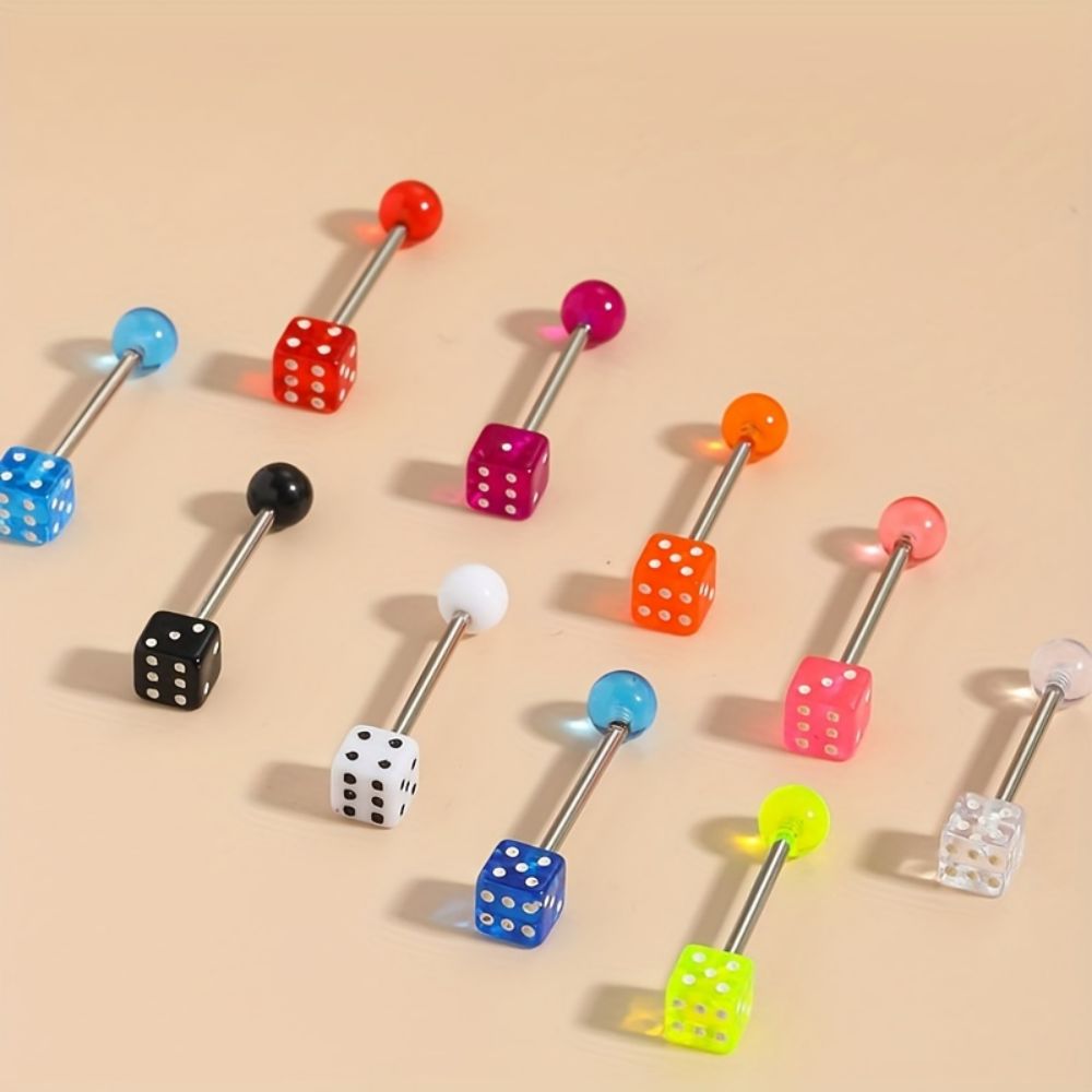 10pcs Zunge Nägel Set Multicol – Body Jewelry Changing Kit Bewertung und Preis