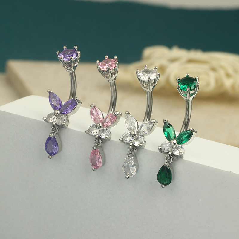14g baumeln Schmetterling Bauc – Body Jewelry Co Bewertung und Preis