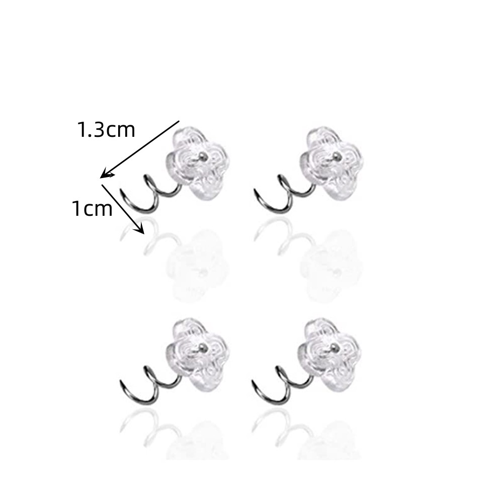 20/40/50pcs klare Drehs tifte  – Threadless Push Pin Bewertung und Preis