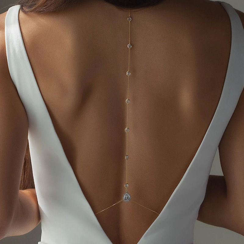 Neue Stern Zurück Kette Körper – Body Jewelry For Backless Dress Bewertung und Preis