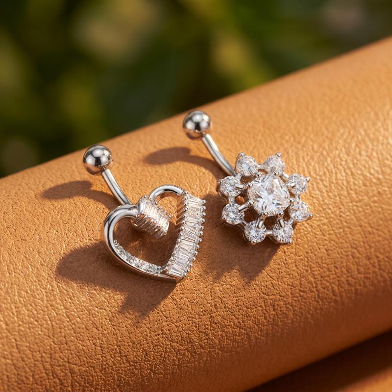 Schmetterlings-Blumen-Bauchnab – Body Jewelry Barbell Bewertung und Preis