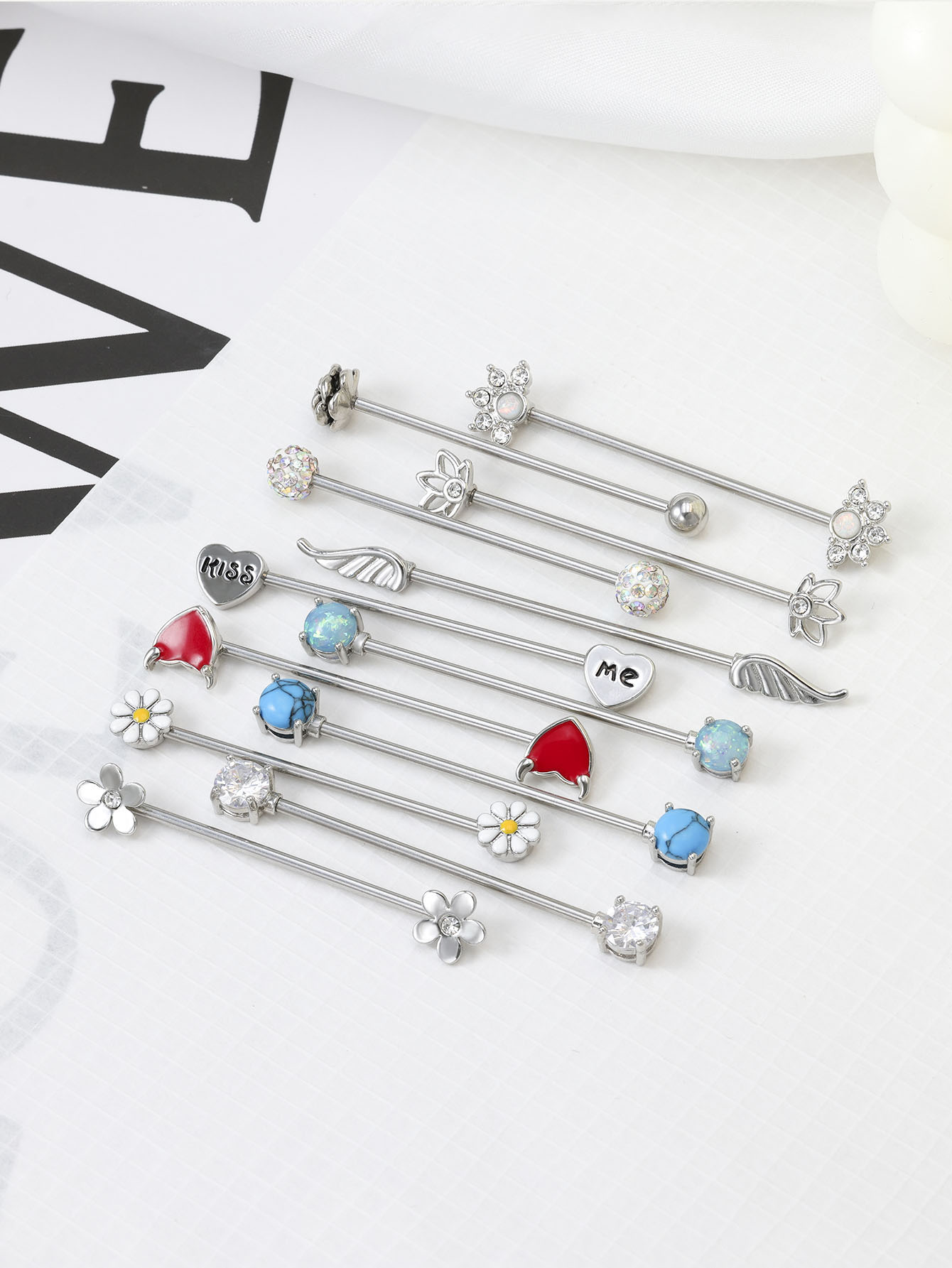 16G Pfeile Herzen Industrial B – Body Jewelry Barbell Bewertung und Preis