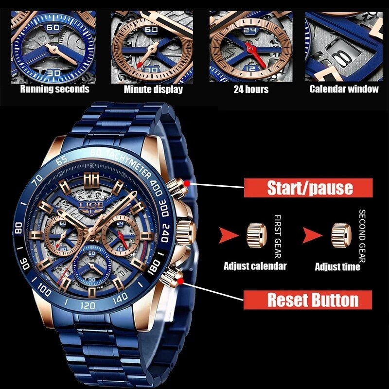 Lige 2024 neue herren uhr top  – Threadless Push Pin Bewertung und Preis