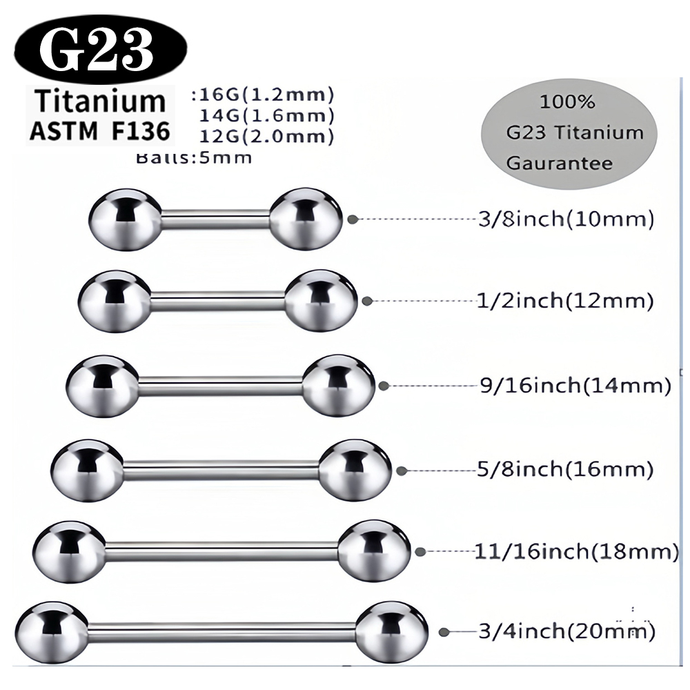 1/5/50 Stück ASTM F136 Implant – Body Jewelry Implant Grade Titanium Bewertung und Preis