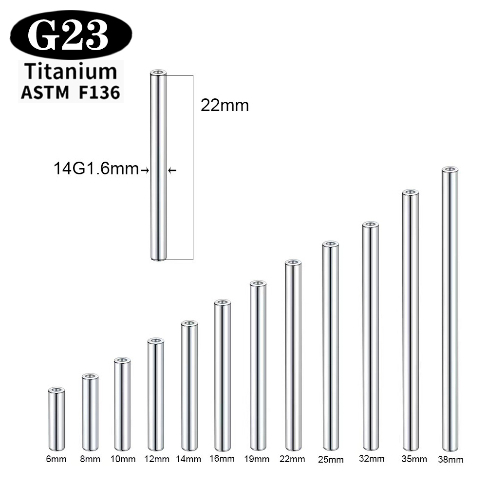 1/5/50 Stück ASTM F136 Implant – Body Jewelry Implant Grade Titanium Bewertung und Preis