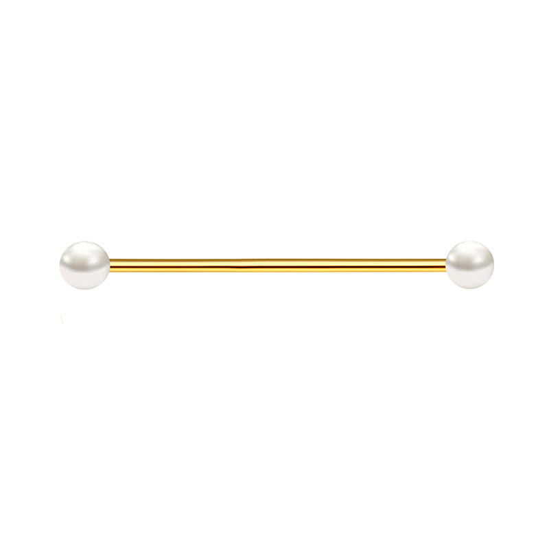 Vergoldeter Industrieller Pier – Body Jewelry Barbell Bewertung und Preis