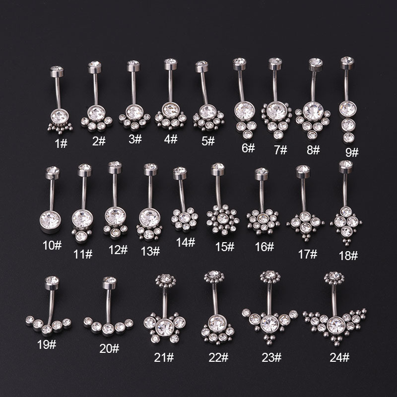 Zirkon Goldene Bauchnabelringe – Body Jewelry Barbell Bewertung und Preis
