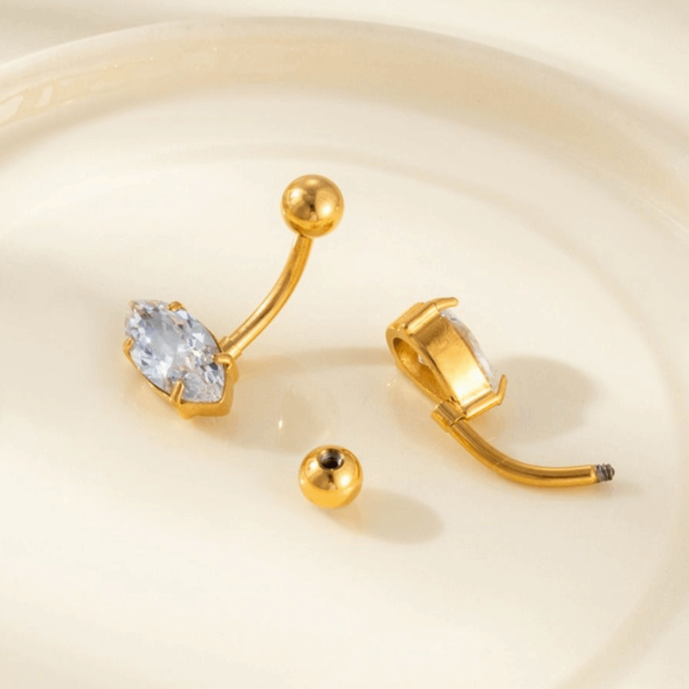 Eleganter Stoßfester Bauchnabe – Body Jewelry Barbell Bewertung und Preis