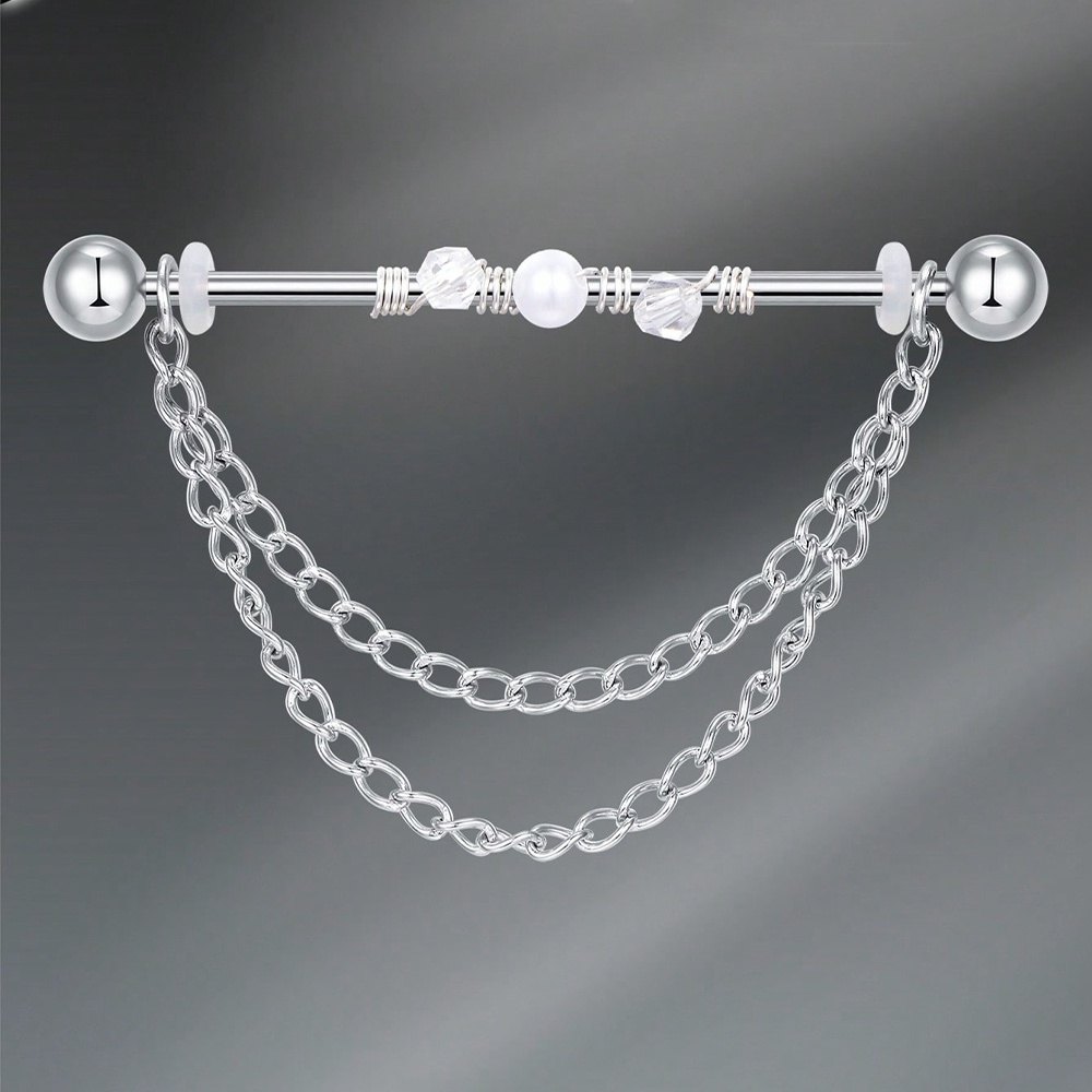 14G Industrieller Barbell-Knor – Body Jewelry Barbell Bewertung und Preis