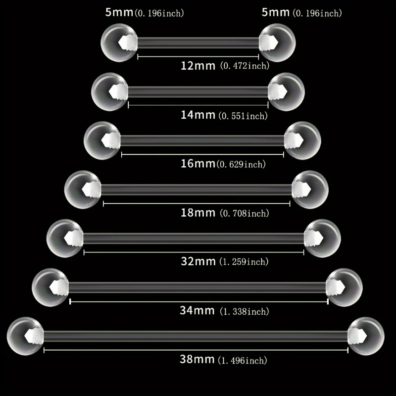 JKC Store 10-teiliges Acryl-La – Body Jewelry Store Bewertung und Preis