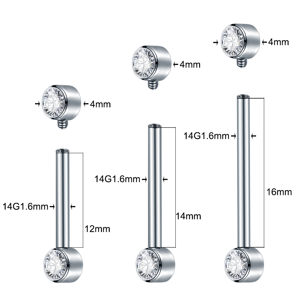 1/5 Stücke Implantat Grade Tit – Body Jewelry Implant Grade Titanium Bewertung und Preis