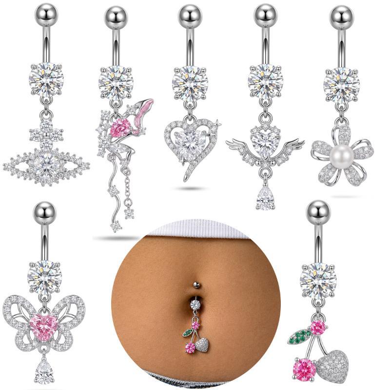 1 Stück Exquisiter Bauchnabelp – Body Jewelry Barbell Bewertung und Preis
