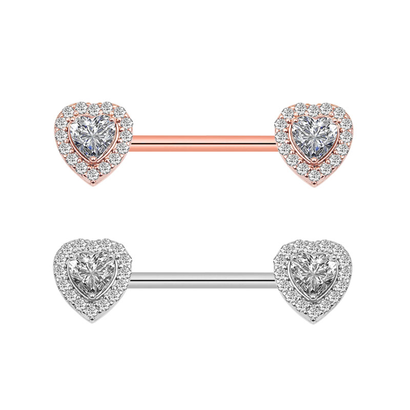 2Pcs Mode Hohe Qualität Zirkon – Body Jewelry Quality Bewertung und Preis